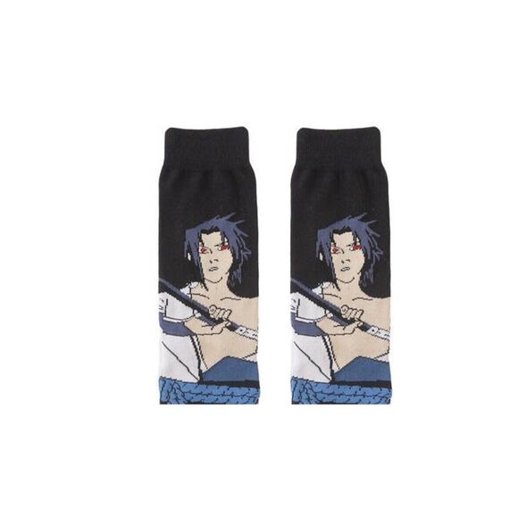 Sasuke Uchiha Anime Socks - Naruto Shippuden Merchandise - Picture 2 of 4